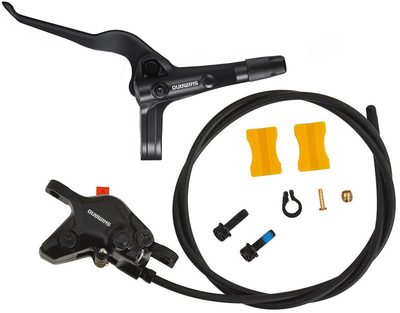 Load image into Gallery viewer, Hydraulische schijfremset Shimano MT402-3 MT410 voor - zonder remschijf - zwart