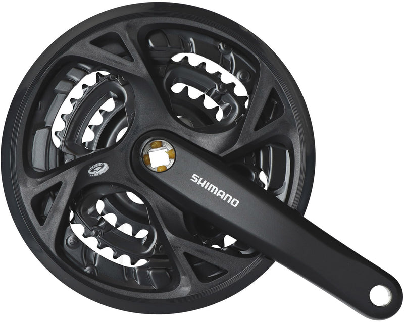 Load image into Gallery viewer, Shimano Crankstel M371 9-Sp 48X36X26 T 175Mm Zwart