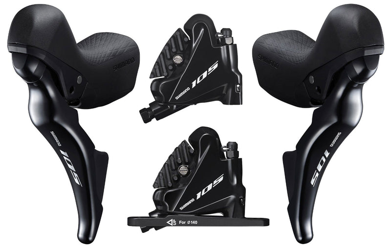 Load image into Gallery viewer, Shimano 105 st-r7025+br-r7070 2x11-speed disc brake set