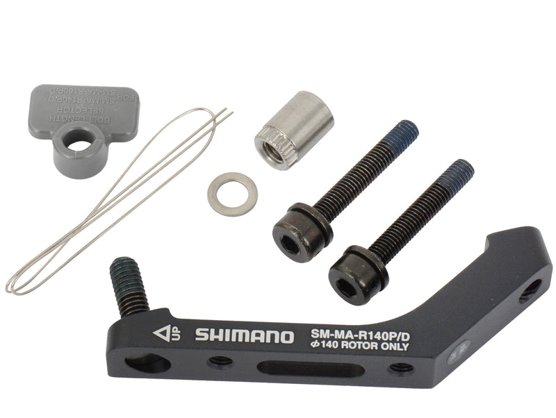 Load image into Gallery viewer, Shimano sm-ma-r140p d post-mount to flat-mount adapter for rear 140mm rotor