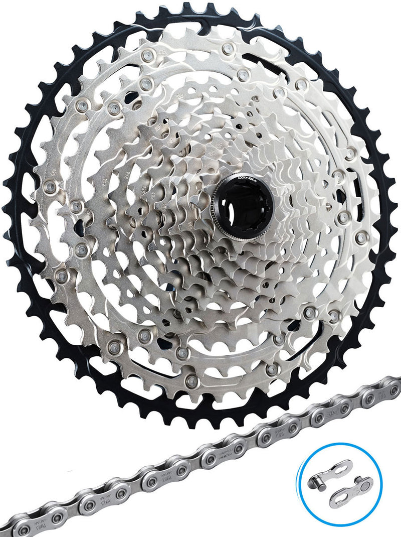 Load image into Gallery viewer, Shimano slx cn-m7100+cs-m7100 12-speed wear and tear set 10-51