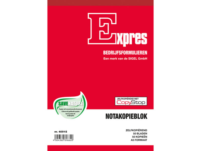 Load image into Gallery viewer, Kangaro nota copieboek 205x120 2x50 5st