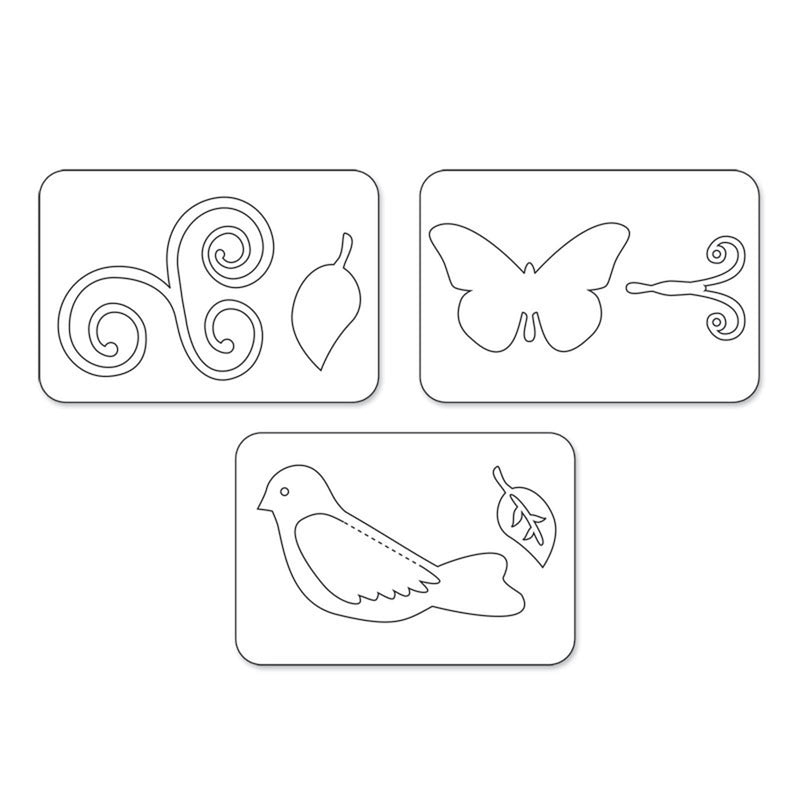 Load image into Gallery viewer, Sizzix • sizzlits die set birds butterflies