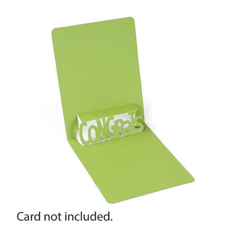 Load image into Gallery viewer, Sizzix • pop 'n cuts magnetic insert die phrase congrats