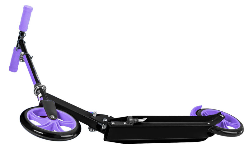 Load image into Gallery viewer, vouwstep 200mm voetrem junior zwart paars