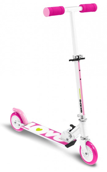 Load image into Gallery viewer, Skids control Vouwstep Love voetrem meisjes roze