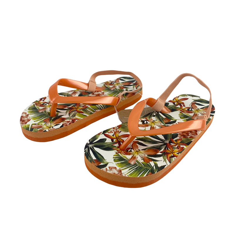 Afbeelding laden in galerijviewer, Slipper kind lily flower oranje maat 21