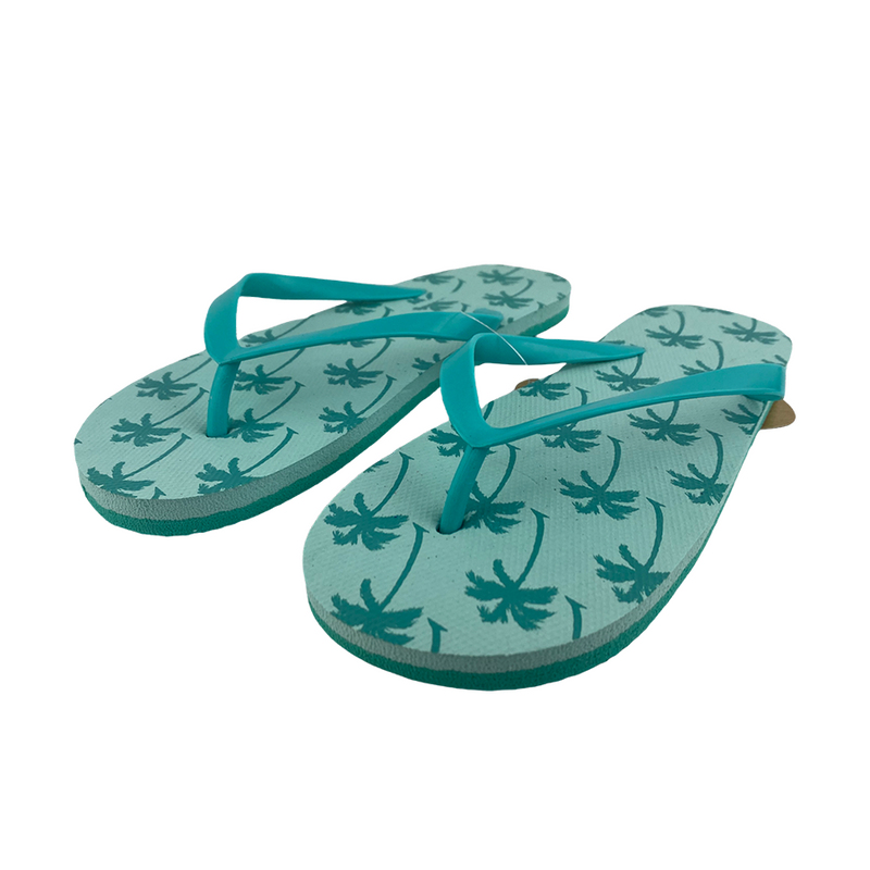 Afbeelding laden in galerijviewer, Slipper kind palm print groen maat 28