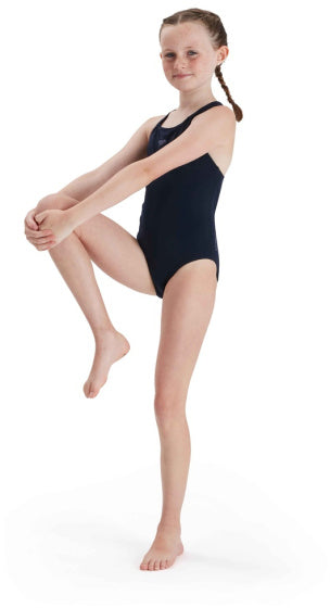 Load image into Gallery viewer, Speedo Endurance + Medalist badpak meisjes blauw maat 152