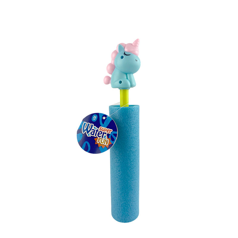 Afbeelding laden in galerijviewer, Splash waterspuiter unicorn blauw 26cm