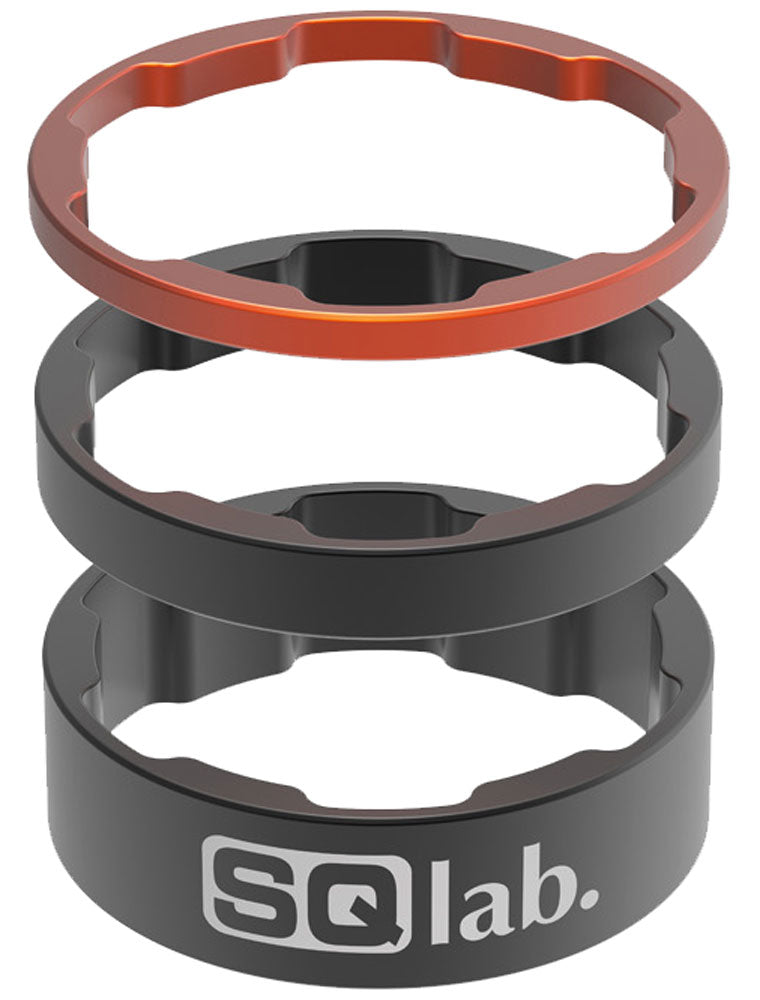 Load image into Gallery viewer, Sqlab 3-piece spacer set for 1 1 8