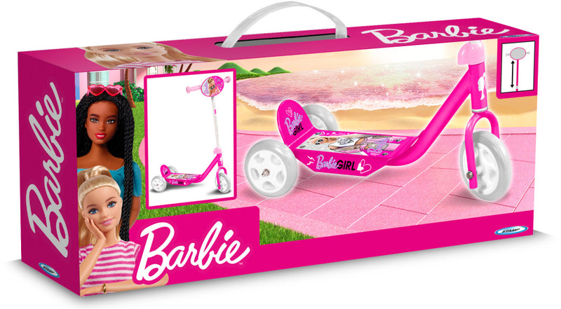 Load image into Gallery viewer, 3-wiel kinderstep Barbie meisjes roze