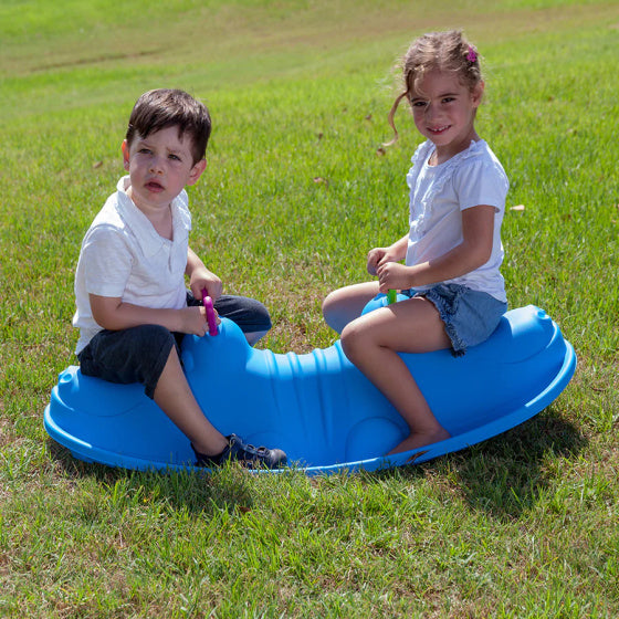 Load image into Gallery viewer, Starplay Hippo Schommelwip voor 1 tot 3 Kinderen 103 cm Roze