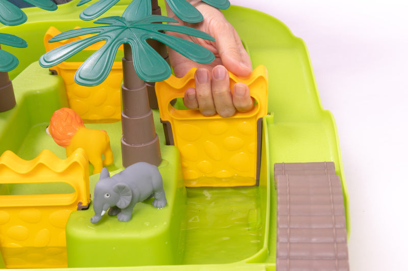 Load image into Gallery viewer, Starplay jungle water fun speelgoedkoffer groen 18-delig