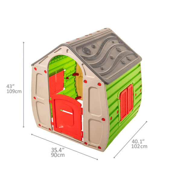 Load image into Gallery viewer, Starplay Magical Speelhuis Junior 102 x 90 x 109 cm Grijs Wit Groen