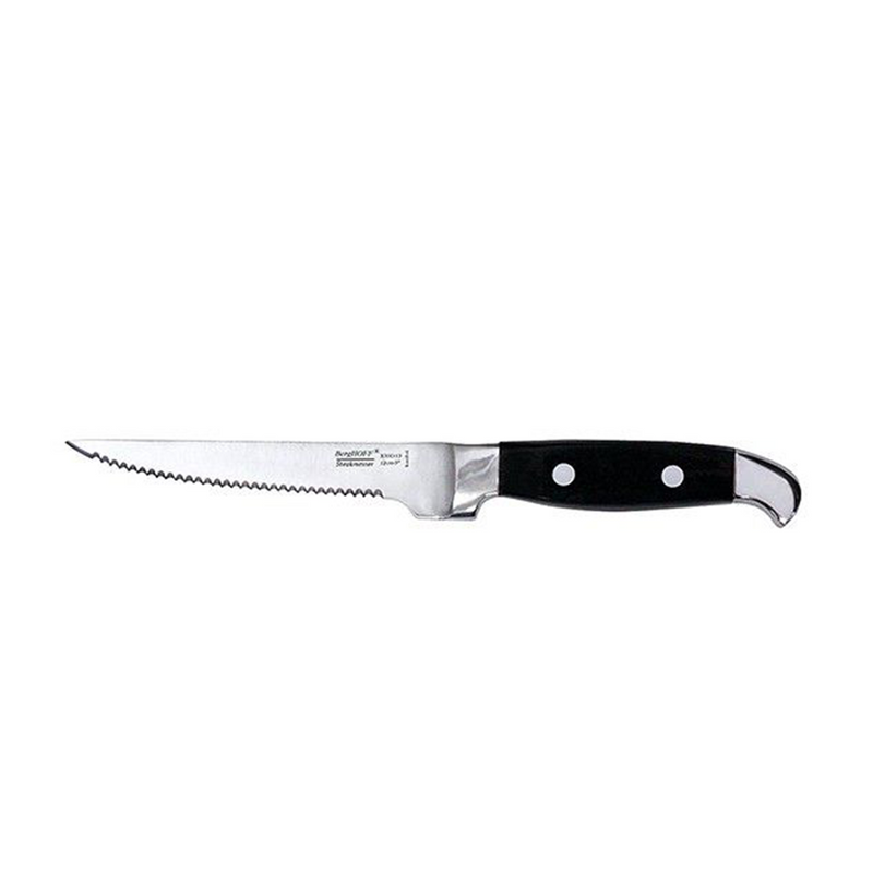 Load image into Gallery viewer, Steakmes 12cm rvs zwart