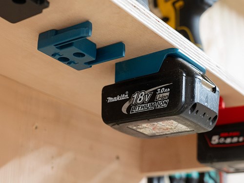 Load image into Gallery viewer, Stealthmounts batterijhouders voor makita 18v | zwart | 6 stuks - bm-mk18-6