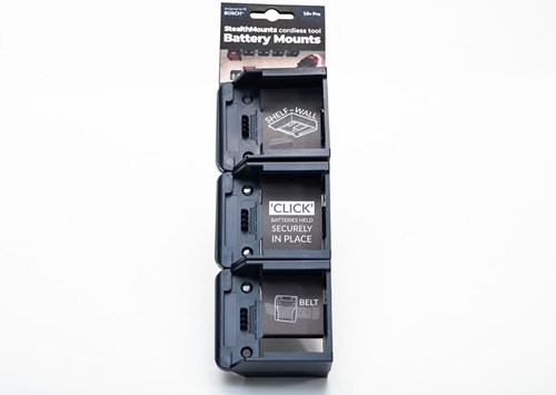 Load image into Gallery viewer, Stealthmounts bm-bo18-blu-6 accuhouder voor bosch 18v pro | blauw | 6-pack - bm-bo18-blu-6