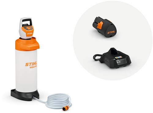Load image into Gallery viewer, Stihl wsa 40.0 set drukwatervat | 10 l | incl. as 2 accu en al 1 lader - sa090118510