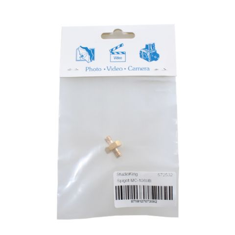 Load image into Gallery viewer, StudioKing Spigot Verloopnippel MC-1060B 1 4 Male 1 4 Male