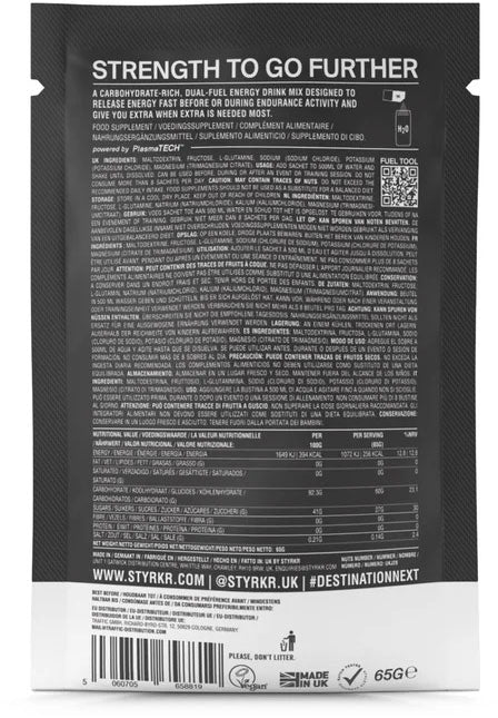 Load image into Gallery viewer, Styrkr mix60 dual-carb energy drink mix
