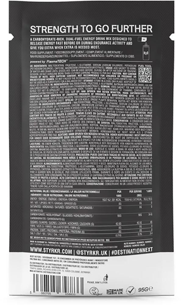 Load image into Gallery viewer, Styrkr mix90 caffeine dual-carb energy drink mix