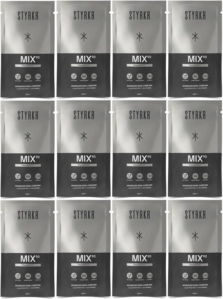 Load image into Gallery viewer, Styrkr mix90 dual-carb energy drink 12er box