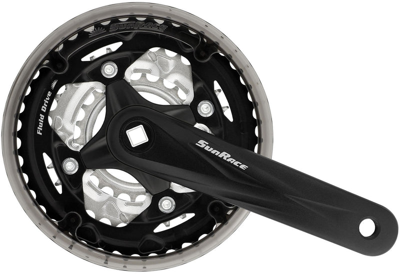 Load image into Gallery viewer, Sunrace crankset 7 8 speed 42 32 22t - - 2mm fcm600