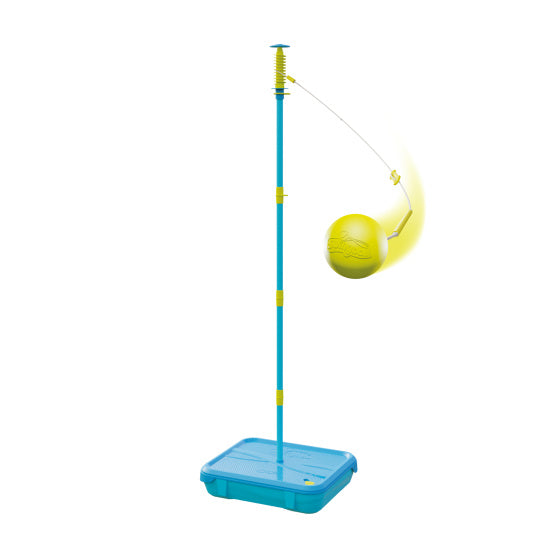 Load image into Gallery viewer, Swingball 5-in-1 Multiplay Speelset met All Surface Basis Blauw Geel