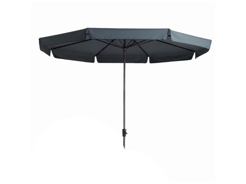 Load image into Gallery viewer, Madison parasol syros opdraai 350 8 grijs met volant