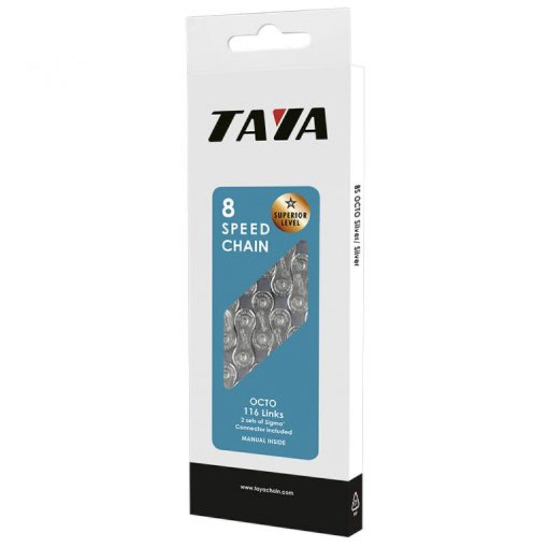 Load image into Gallery viewer, Buzaglo taya ketting octo 1 2x3 32x116, 7-8 speed, zwart zilver