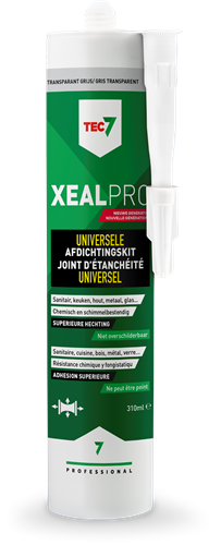 Afbeelding laden in galerijviewer, Tec7 xealpro afdichtingskit transparant grijs patroon 310ml - 528007000