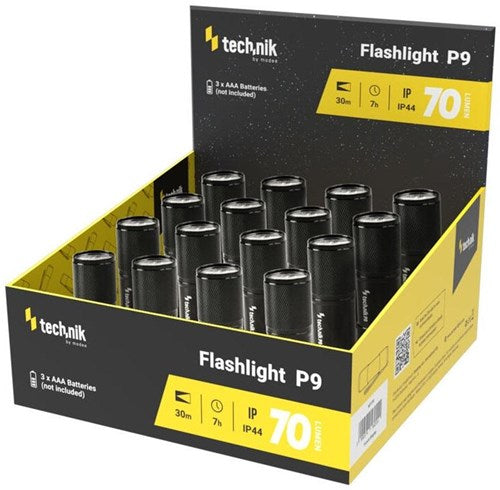 Afbeelding laden in galerijviewer, Enzo technik led zaklamp aluminium 3xaaa 70 lumen - 5720130