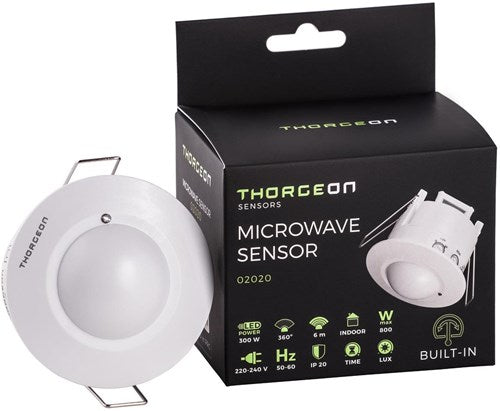 Load image into Gallery viewer, Enzo thorgeon radar bewegingssensor inbouw plafond 360 graden wit - 3900544