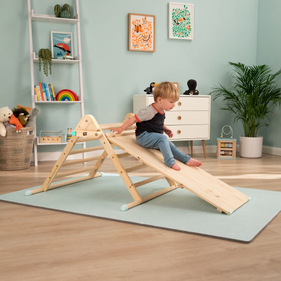 Load image into Gallery viewer, Tp toys Active-Tots Houten Klimbrug Glijbaan vanaf 12 Maanden