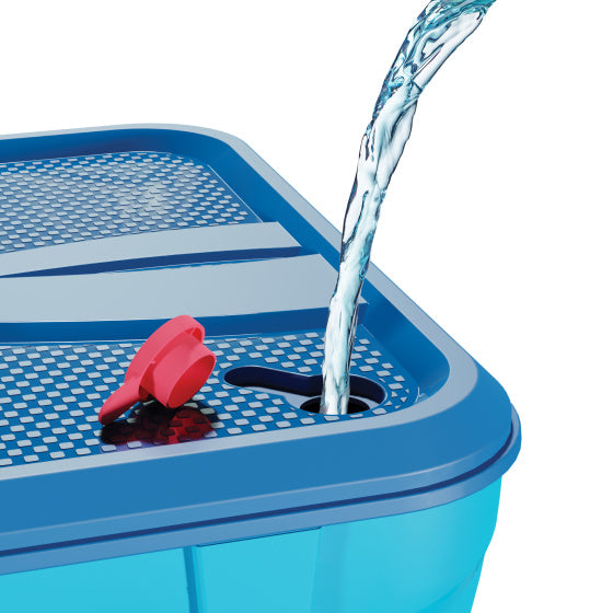 Load image into Gallery viewer, Swingball Basketbalpaal met All Surface Basis Donkerblauw Blauw