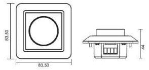 Afbeelding laden in galerijviewer, Enzo tronix afdekraam lw voor led dimmer 4355850 - 4355855