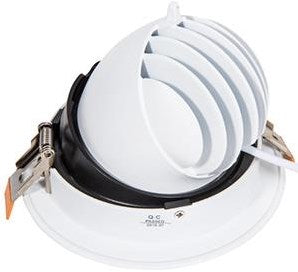 Afbeelding laden in galerijviewer, Enzo tronix led downlighter wit 18-30w 3000k banaan model 45gr - led2355