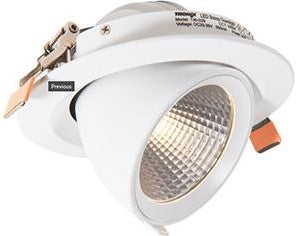 Afbeelding laden in galerijviewer, Enzo tronix led downlighter wit 18-30w 3000k banaan model 45gr - led2355