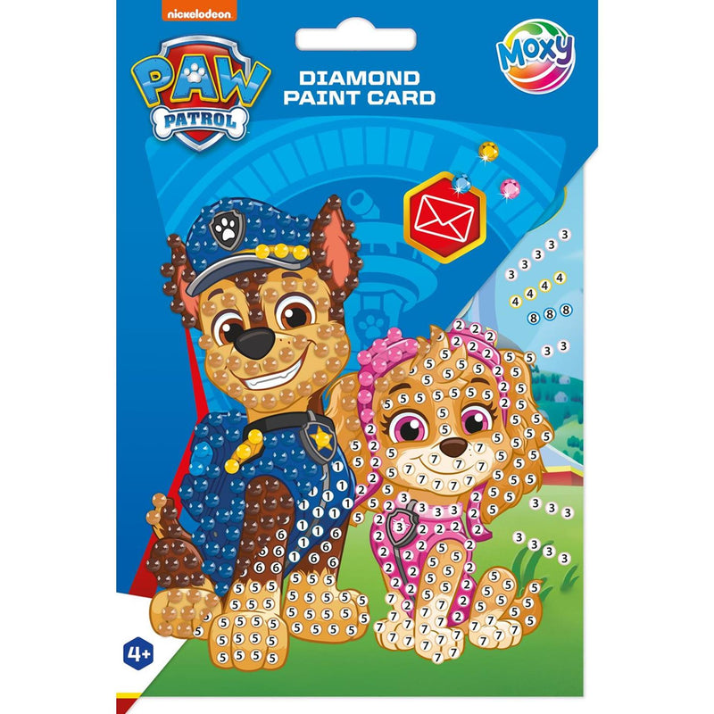 Afbeelding laden in galerijviewer, Moxy paw patrol diamond painting kaart
