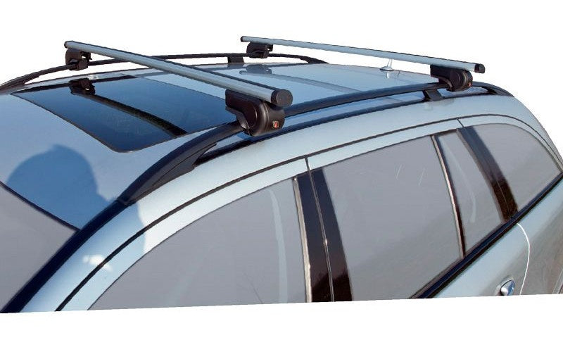 Load image into Gallery viewer, dakdragerset 124 cm aluminium zilver