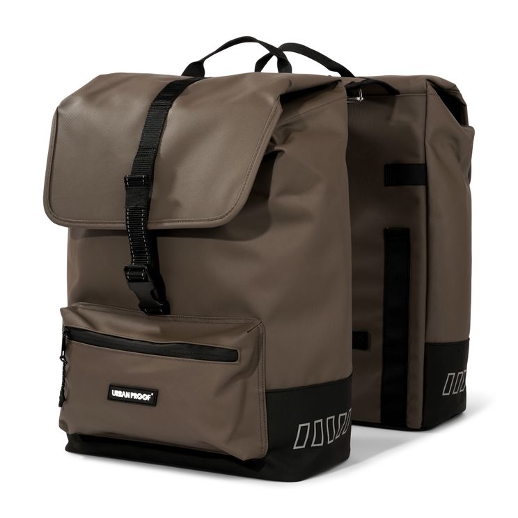 Load image into Gallery viewer, Urbanproof tas double cargo up recycle 38l bruin