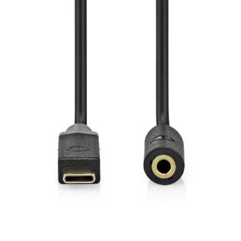 Load image into Gallery viewer, Nedis usb c naar jack adapter
