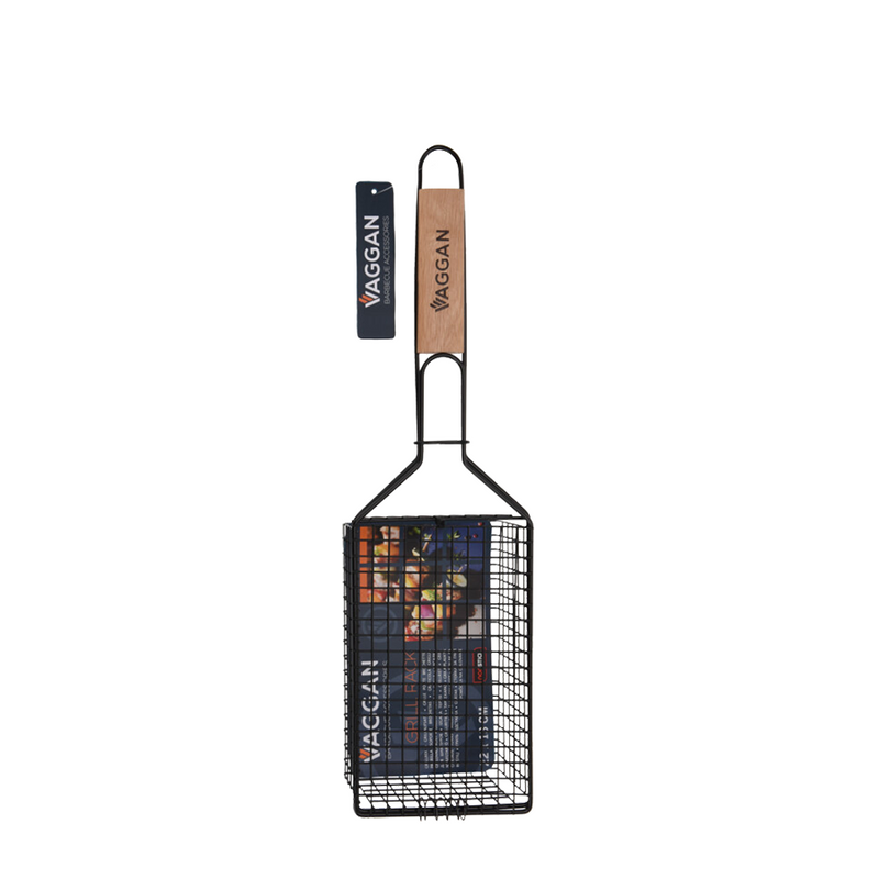 Afbeelding laden in galerijviewer, Vaggan barbecue grillrek zwart