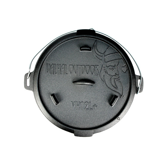 Load image into Gallery viewer, Valhal Dutch Oven Gietijzer met pootjes 12 L