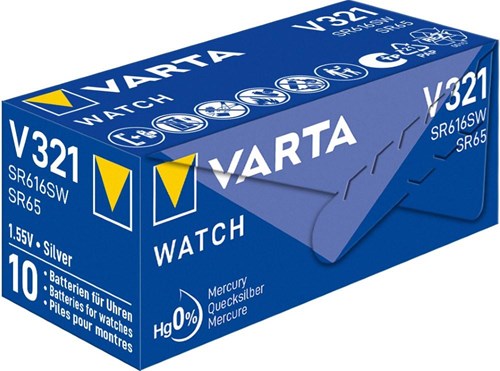 Load image into Gallery viewer, Varta 321 sr65 10 stuks in een doosje