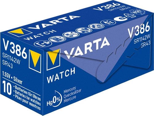 Afbeelding laden in galerijviewer, Varta 386 sr42 10 stuks in een doosje