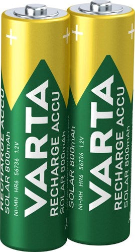 Load image into Gallery viewer, Varta aa accu 800ma blister 2 solar 3311910