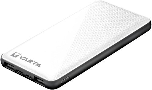 Load image into Gallery viewer, Enzo varta powerbank 10.000ma zilver + led indicatie usb en usb-c - 3509010