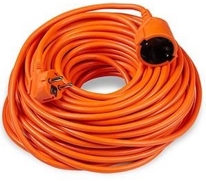 Load image into Gallery viewer, Enzo verlengsnoer | pvc | oranje | 2x1,5qmm | 20m | technik